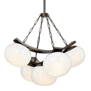 Duxbury 5-Light Chandelier in Distressed Bronze