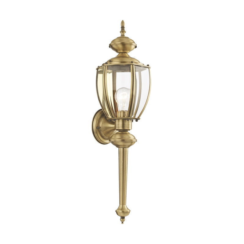 Outdoor Classics 25.25" Outdoor Wall Lantern in Antique Brass