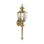 Outdoor Classics 25.25" Outdoor Wall Lantern in Antique Brass