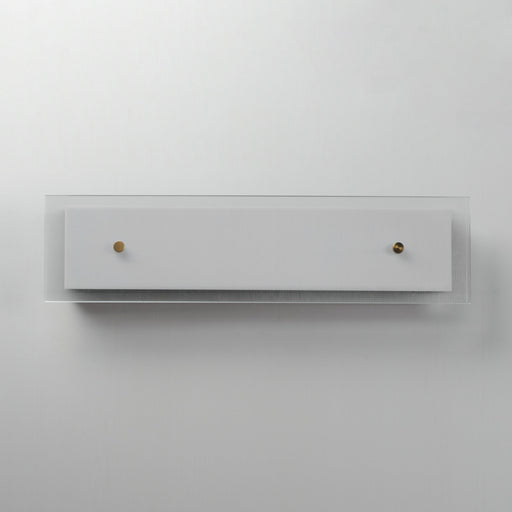 Spectre 24" LED Wall Sconce in Black / Natural Aged Brass