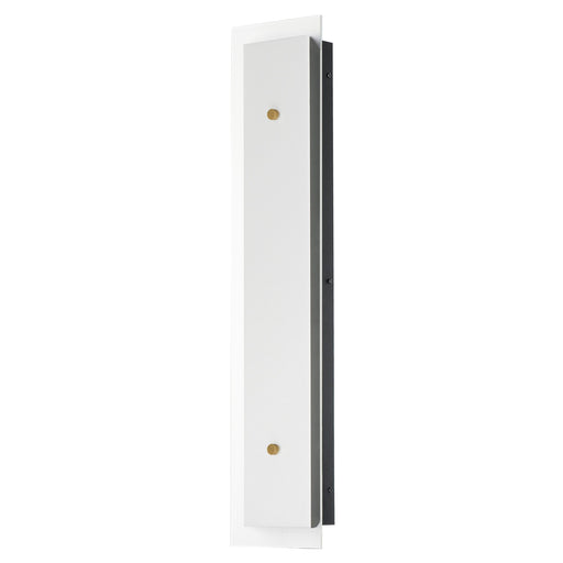 Spectre 30" LED Wall Sconce in Black / Natural Aged Brass