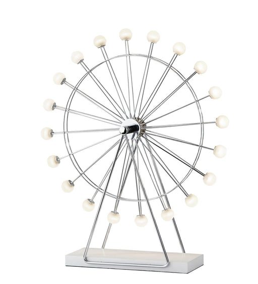 Coney LED Ferris Wheel Accent Lamp in Chrome