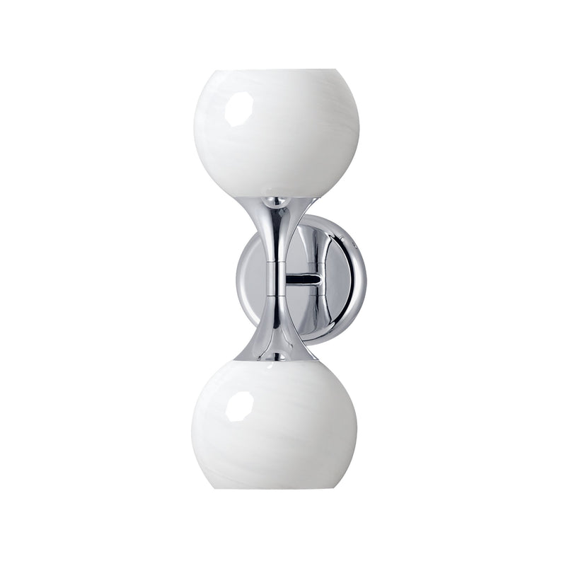Neve 2 Light Wall Sconce in Polished Chrome