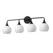 Neve 4 Light Bath Vanity Light in Black
