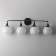 Neve 4 Light Bath Vanity Light in Black