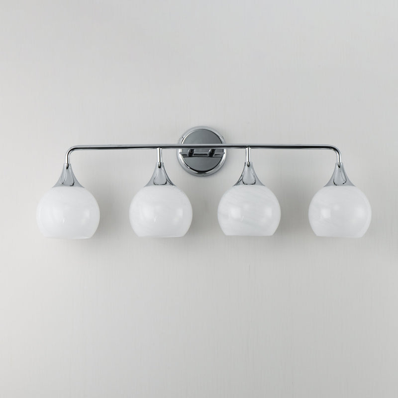 Neve 4 Light Bath Vanity Light in Polished Chrome