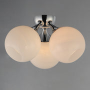 Neve 3 Light Semi-Flush Mount in Polished Chrome