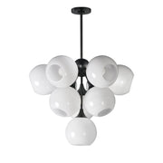 Neve 10 Light Chandelier in Black
