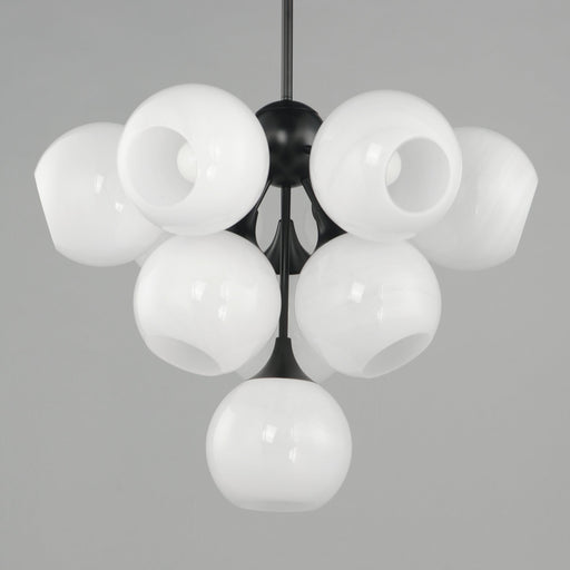 Neve 10 Light Chandelier in Black