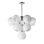 Neve 10 Light Chandelier in Polished Chrome