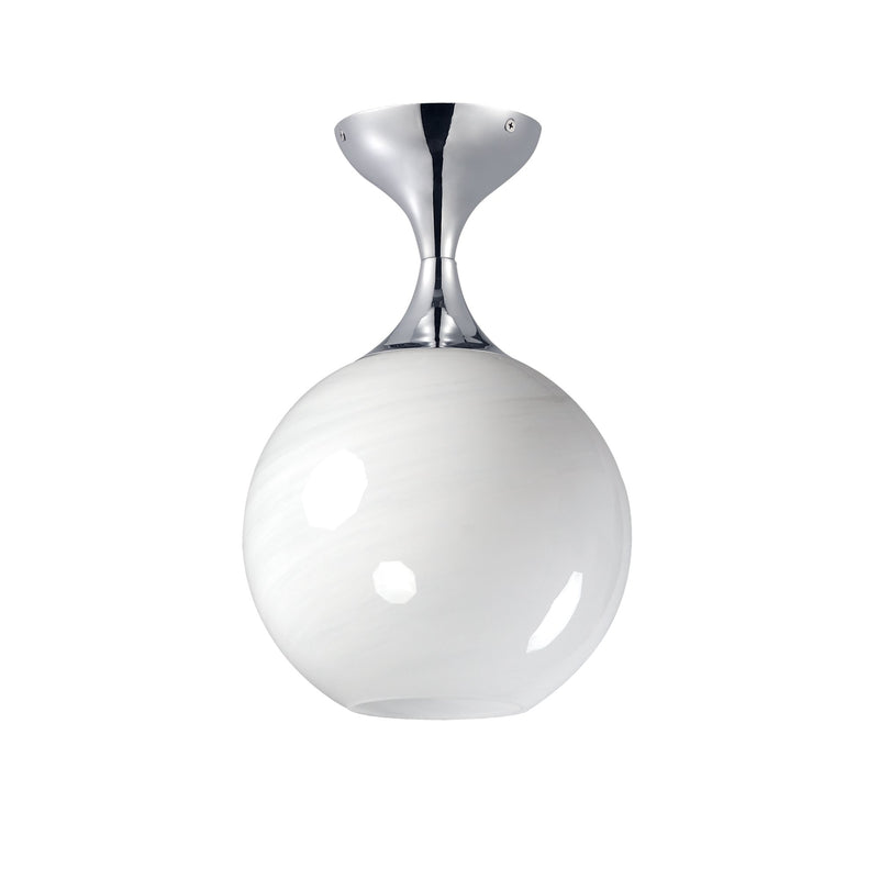 Neve 1 Light Semi-Flush Mount in Polished Chrome