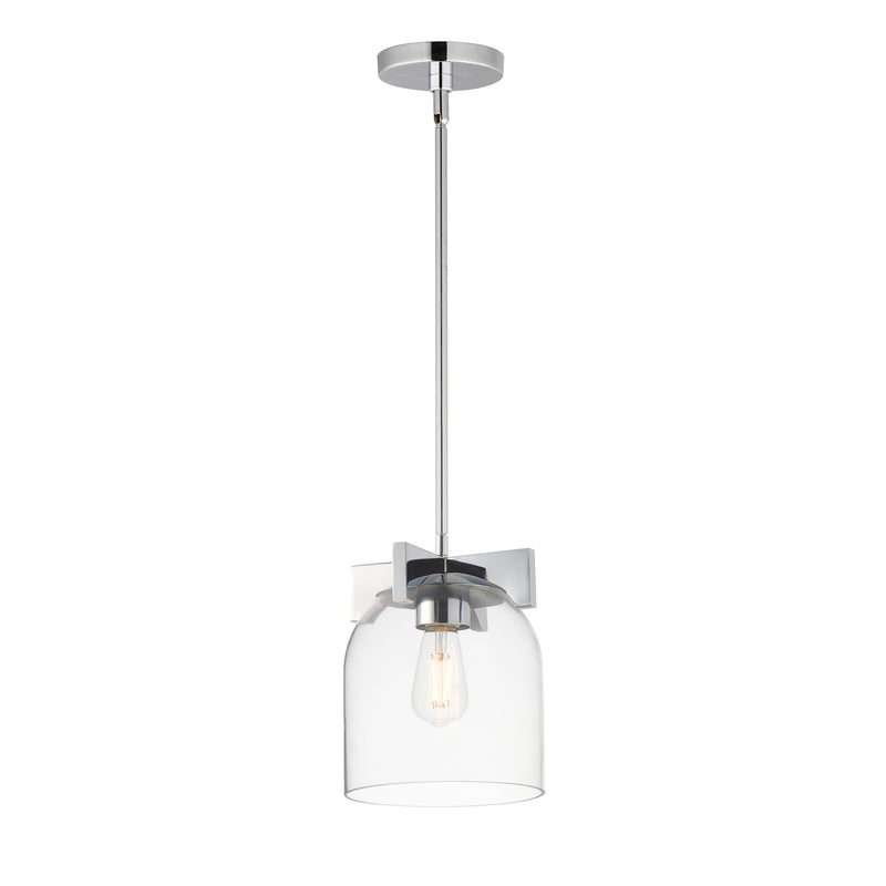 Scoop 1 Light Pendant in Polished Chrome