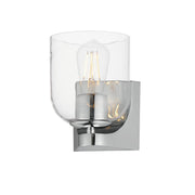Scoop 1 Light Wall Sconce in Polished Chrome