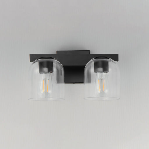 Scoop 2 Light Bath Vanity Light in Black