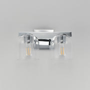 Scoop 2 Light Bath Vanity Light in Polished Chrome