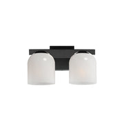 Scoop 2 Light Bath Vanity Light in Black