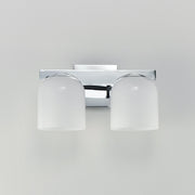 Scoop 2 Light Bath Vanity Light in Polished Chrome