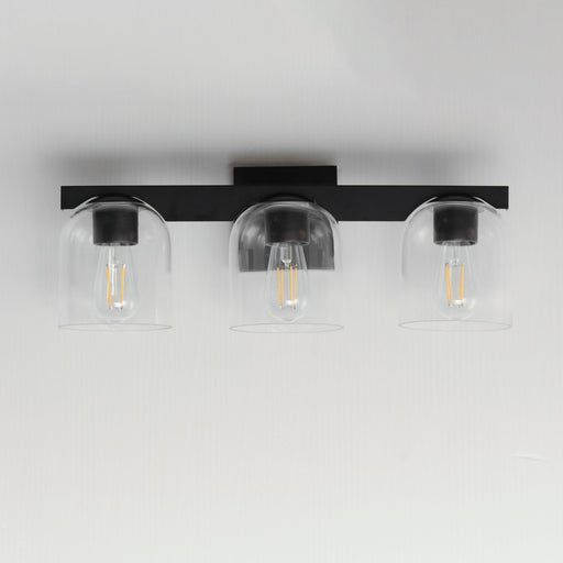 Scoop 3 Light Bath Vanity Light in Black