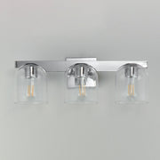 Scoop 3 Light Bath Vanity Light in Polished Chrome
