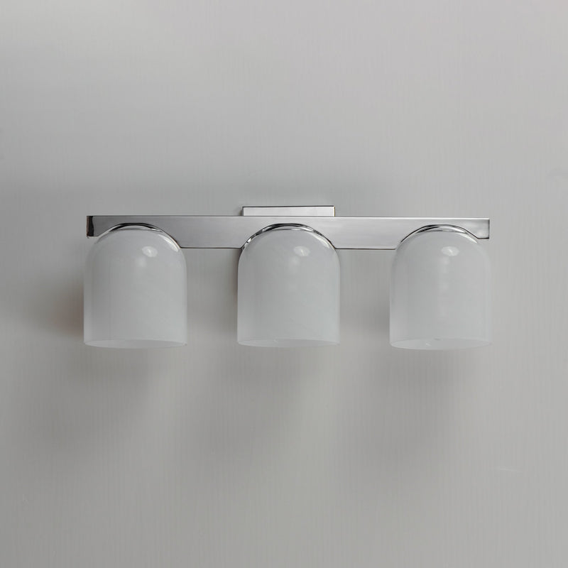 Scoop 3 Light Bath Vanity Light in Polished Chrome