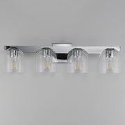 Scoop 4 Light Bath Vanity Light in Polished Chrome