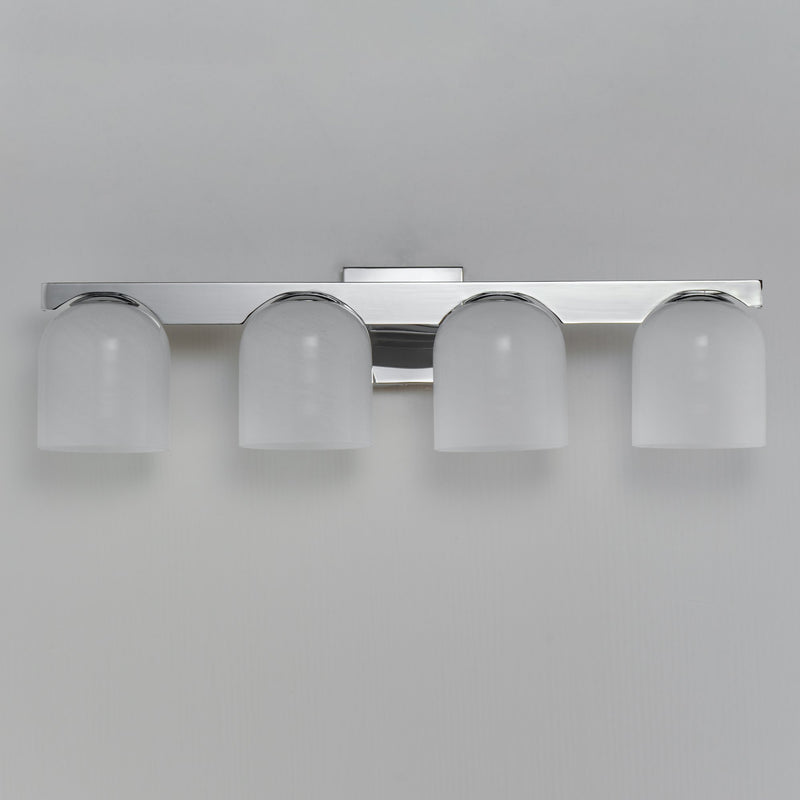 Scoop 4 Light Bath Vanity Light in Polished Chrome