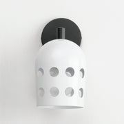 Dottie 1 Light Wall Sconce in Black