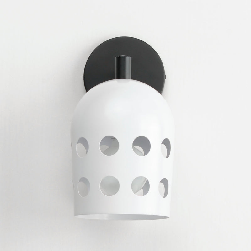 Dottie 1 Light Wall Sconce in Black