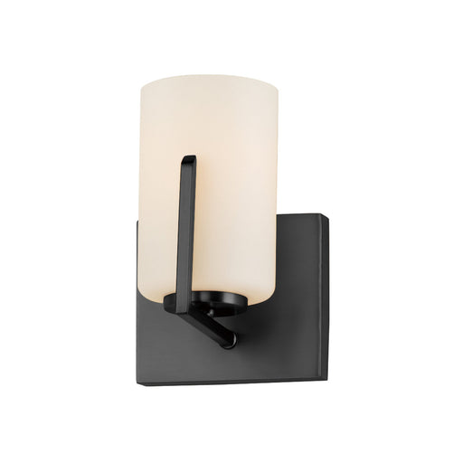 Dart 1 Light Wall Sconce in Black