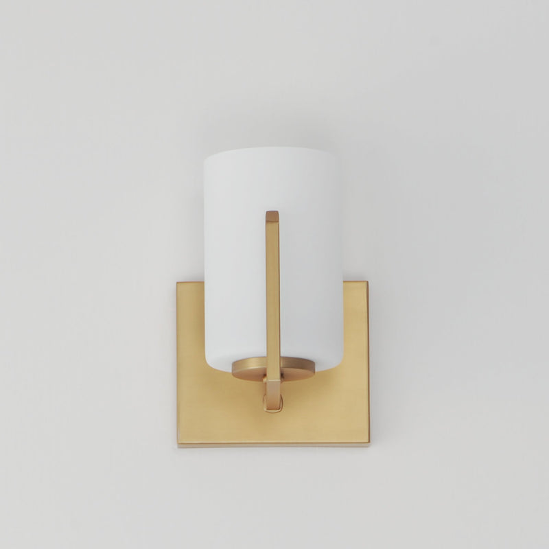 Dart 1 Light Wall Sconce in Natural Aged Brass