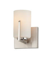 Dart 1 Light Wall Sconce in Satin Nickel