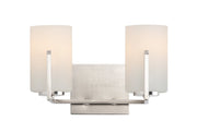 Dart 2 Light Bath Vanity Light in Satin Nickel