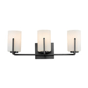 Dart 3 Light Bath Vanity Light in Black