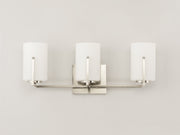Dart 3 Light Bath Vanity Light in Satin Nickel