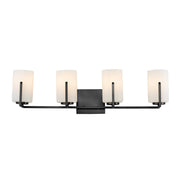 Dart 4 Light Bath Vanity Light in Black