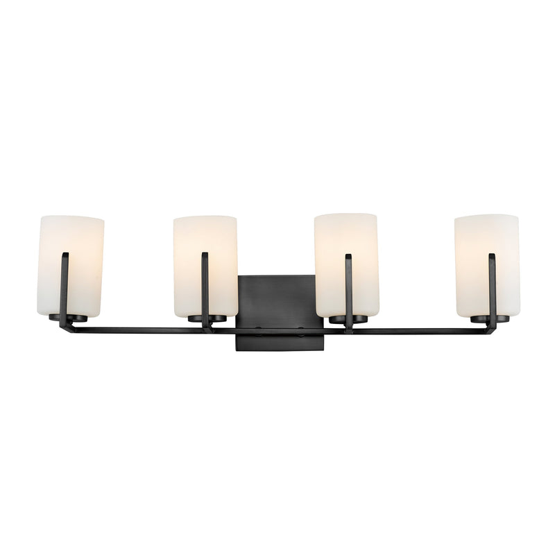Dart 4 Light Bath Vanity Light in Black