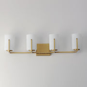 Dart 4 Light Bath Vanity Light in Natural Aged Brass
