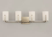 Dart 4 Light Bath Vanity Light in Satin Nickel