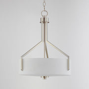 Dart 3 Light Pendant in Satin Nickel