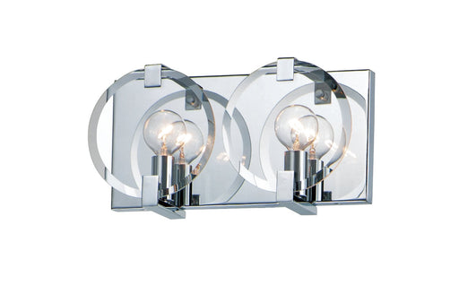 Looking Glass 2 Light Bath Vanity Light in Polished Chrome