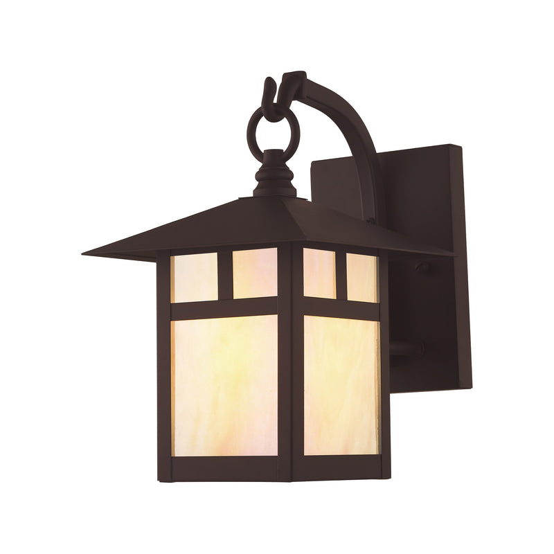 Montclair Mission Small Outdoor Wall Lantern in Bronze
