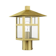 Crestlake Large Outdoor Post Light in Satin Gold