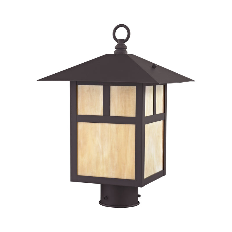 Montclair Mission Medium Outdoor Post Light in Bronze