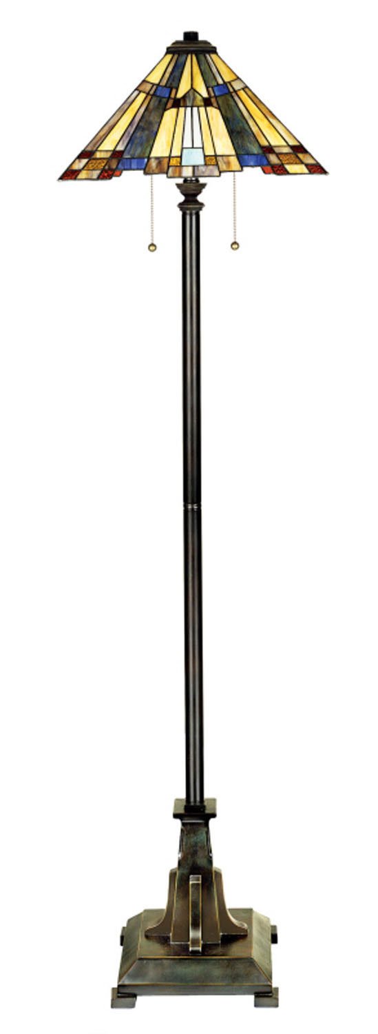 Inglenook 2-Light Floor Lamp in Valiant Bronze