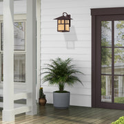 Montclair Mission Large Outdoor Wall Lantern in Bronze