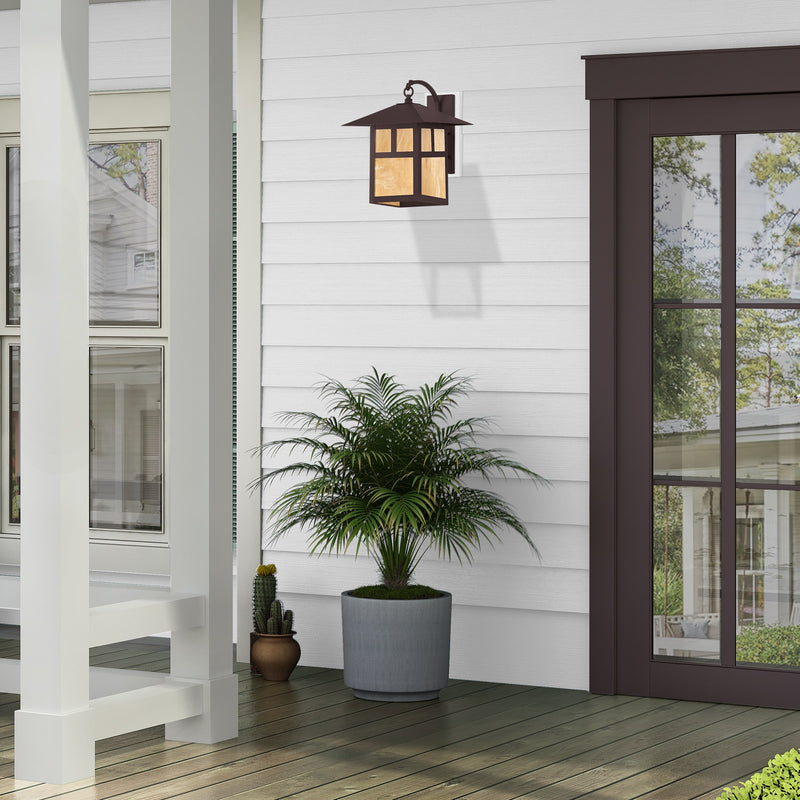 Montclair Mission Large Outdoor Wall Lantern in Bronze