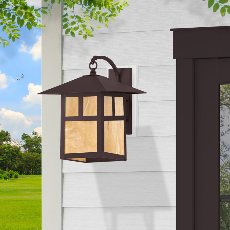 Montclair Mission Large Outdoor Wall Lantern in Bronze