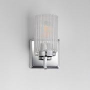 Rigata 1 Light Wall Sconce in Polished Nickel