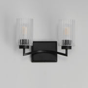 Rigata 2 Light Bath Vanity Light in Black