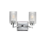 Rigata 2 Light Bath Vanity Light in Polished Nickel